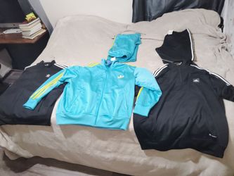 Adidas track jacket and sweatpants/jogger pants/sweater