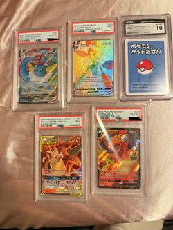Graded Pokemon psa slabs