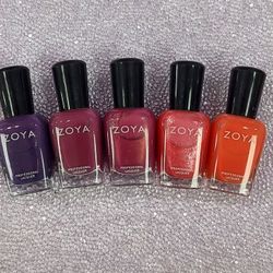 Set Of Zoya Nail Polishes