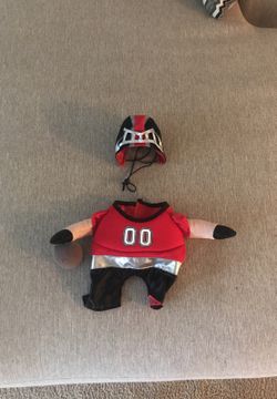Dog football uniform size medium