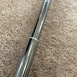 Silver adjustable Shower Rod - Great Shape