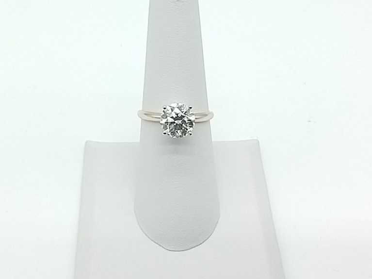 2.0 Dwt Lab Grown Diamond 2.5 Grams 14k Yellow Gold Size 7 Mk1225issmia