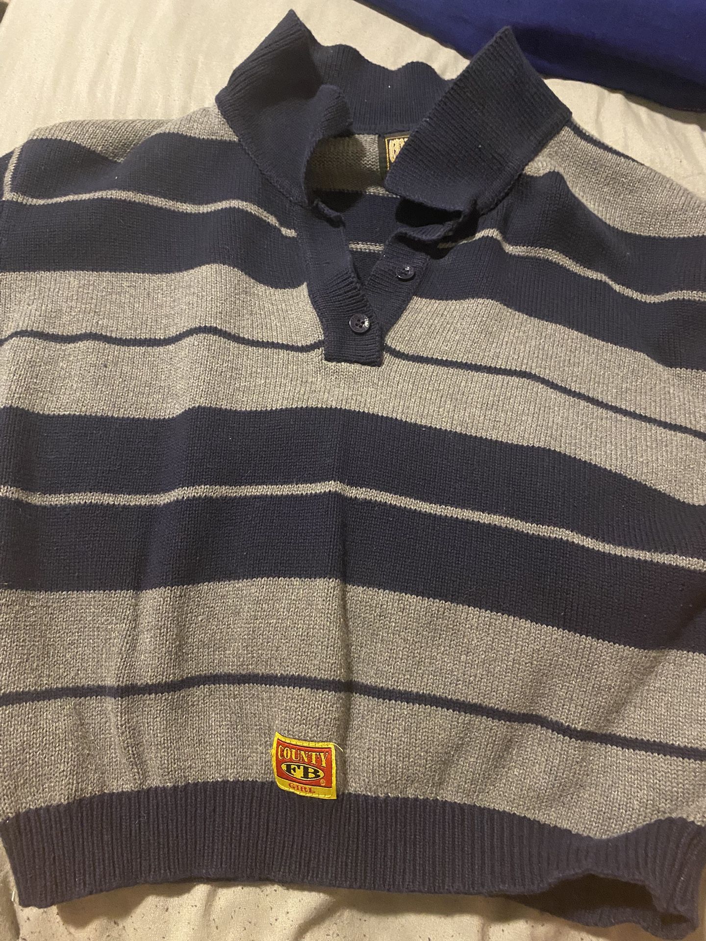 Fb County Blue And Gray Size 2X