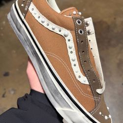 Pearlized Vans Vintage Cocoa