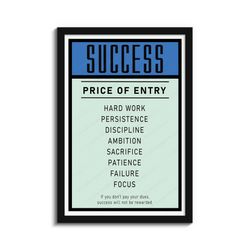 20x30 Inch Poster And Frame Monopoly Motivation Ikonick Supreme Kaws Murakami Sneakers 
