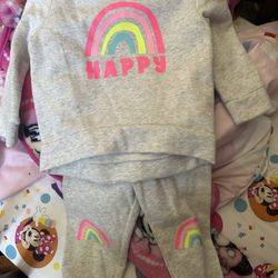 Toddler Girl Sweat Suit Set