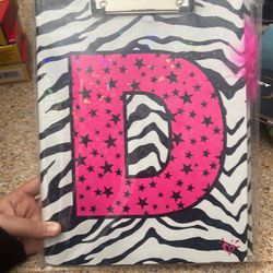 Clipboard For Girls With The Letter “d”