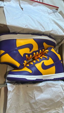 Size 8 2022 Nike Dunk High 'Lakers NEW