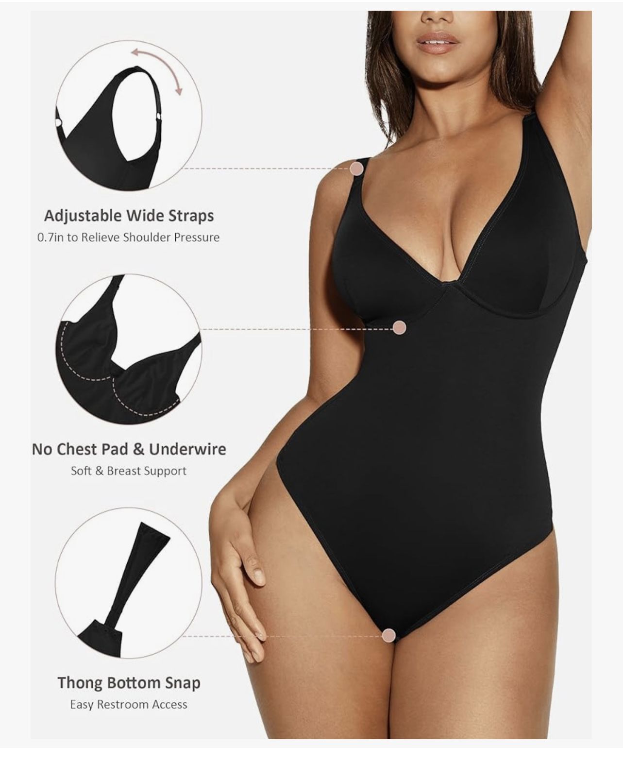 for Women, Tummy Control, bodysuit size XL 
