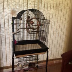 Bird Cage With Stand 