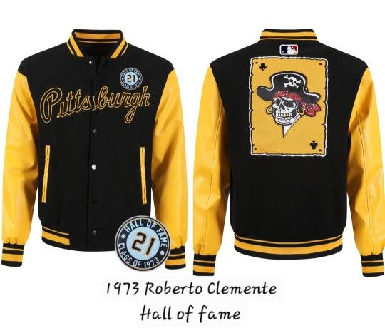 PITTSBURGH PIRATES  JACKET NEW CLEMENTE