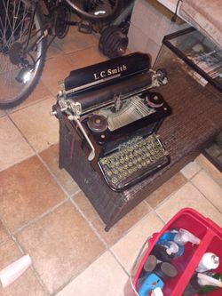 LC Smith Typewriter