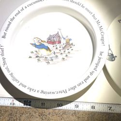 Collectible Wedgwood Peter Rabbit Bowl And Plate