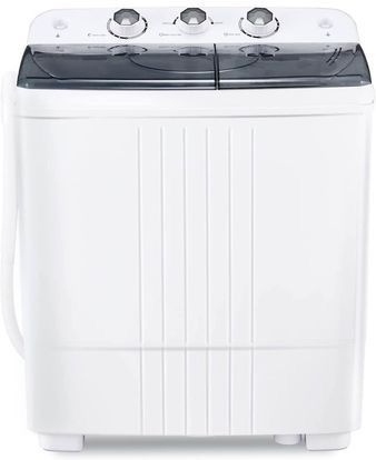 151 HABUTWAY Portable Washing Machine Washer&Dryer Combo Twin Tub Laundry 2 In 1 Washer(12Lbs)
