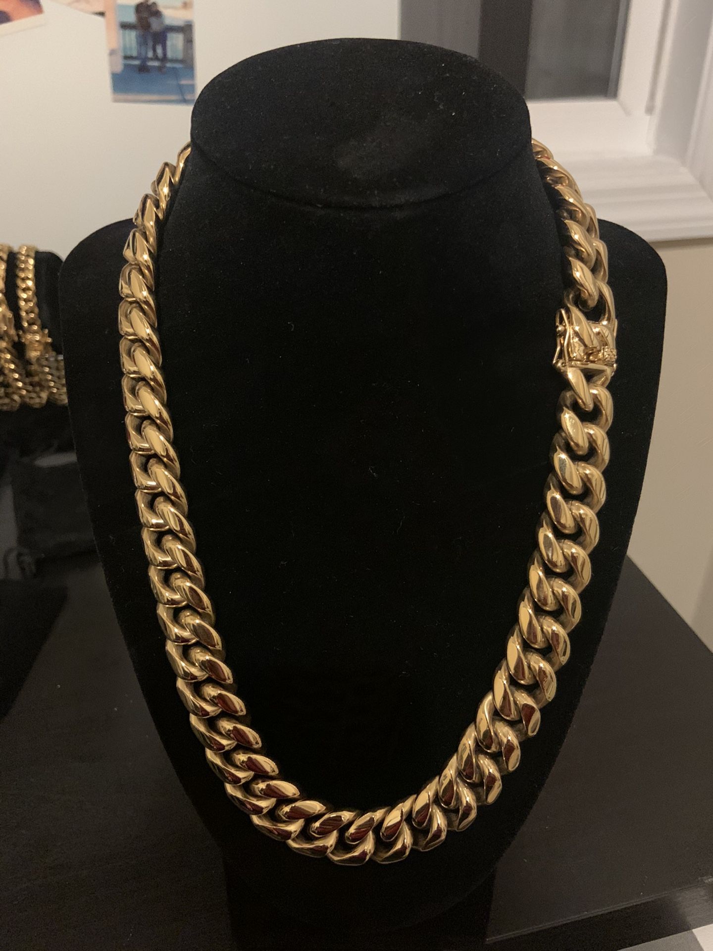 Cuban link choker (16mm)