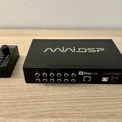 MiniDSP C-DSP 8x12 DL with Dirac Live and Remotes