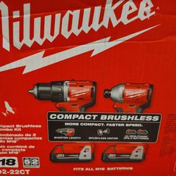 Milwaukee Brushless 2 Combo Set M18