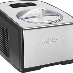 Cuisinart ICE-100 1.5-Quart Ice Cream and Gelato Maker, Black & Stainless Steel