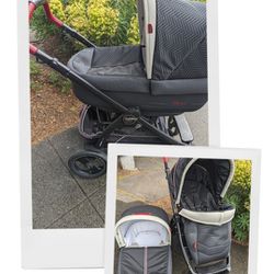 Peg Perego Book 500 Stroller And Bassinet Combo
