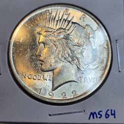 1922 Silver Peace Dollar 
