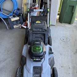 Ego 21” self-propelled mower, with battery and charger