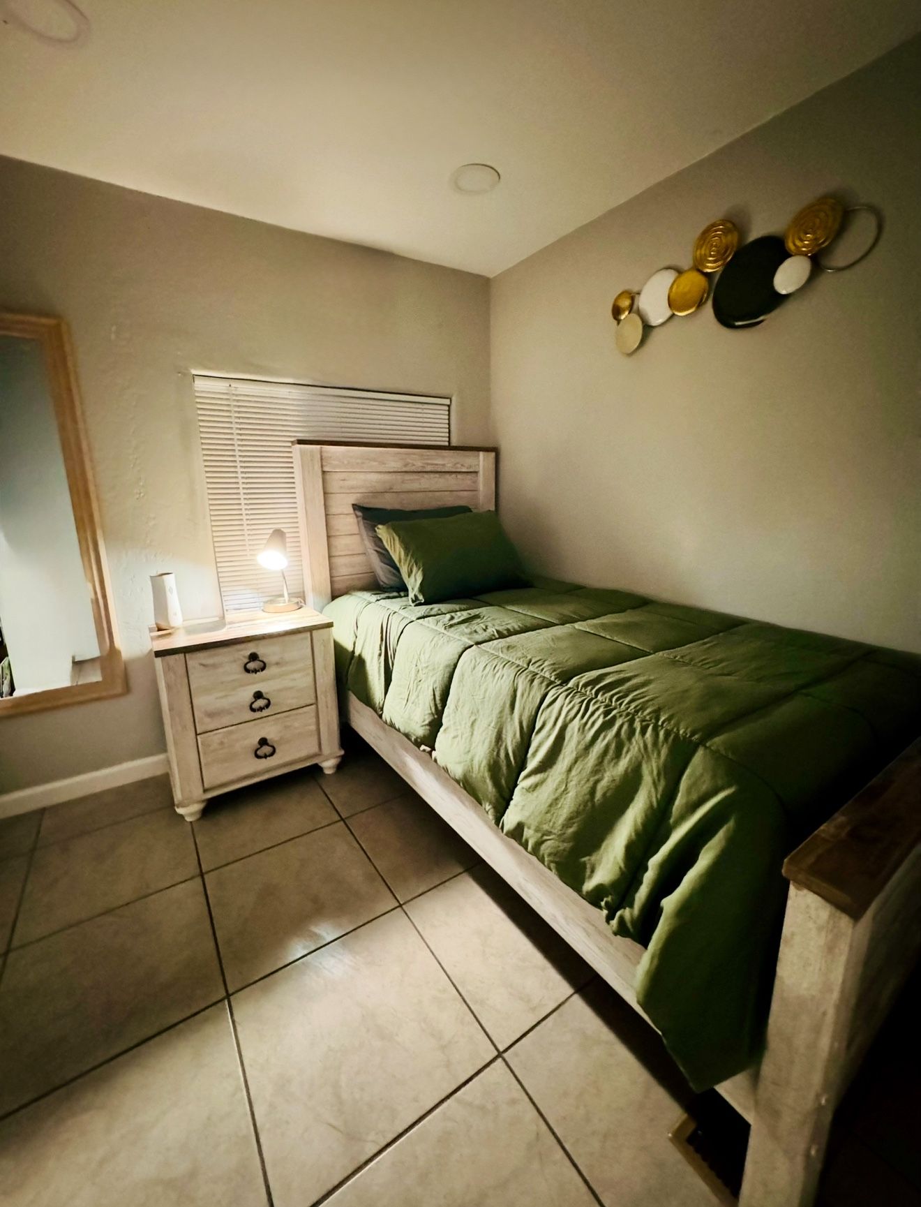 Twin Bed w/ box spring (mattress NOT Included)