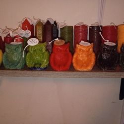 owl candles 