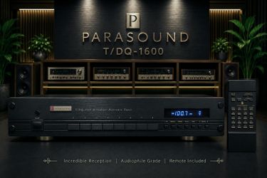 Parasound T/DQ-1600 Reference AM/FM Tuner with Original Remote