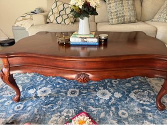 Wooden coffee table