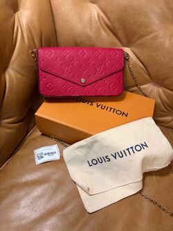 Louis Vuitton Félicie Pochette | Scarlet Red Empreinte Leather | Box
