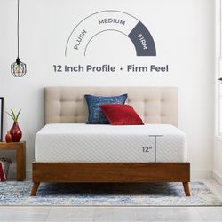 TWIN SIZE - Wayfair Sleep 12" Firm Gel Memory Foam Mattress