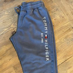 🔥 Tommy Hilfiger Joggers – Blue – Comfortable – Size L