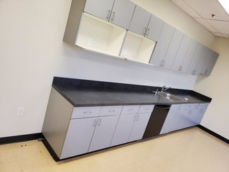 Cabinets, dishwasher