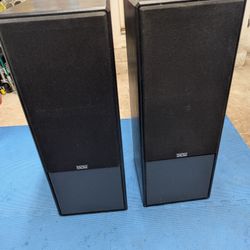 VINTAGE TOWER SPEAKERS (DCM, 150WATTS, 6 OHMS) 