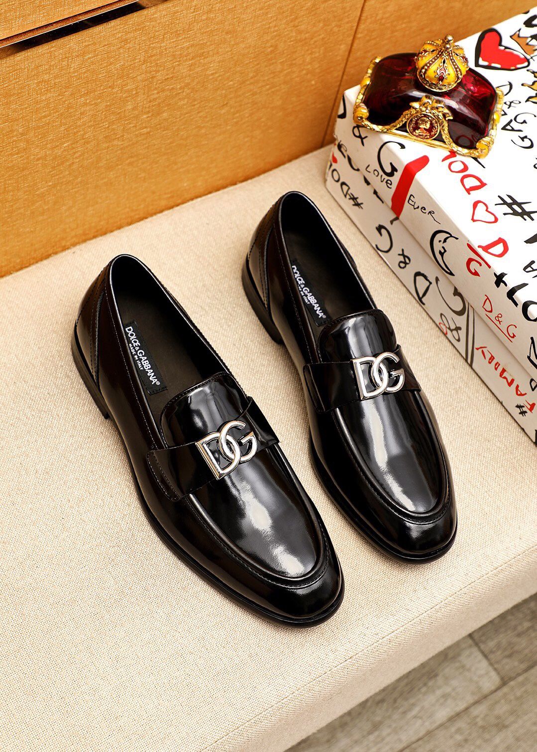 Dolce Gabbana Men’s Leather Shoes With Box New