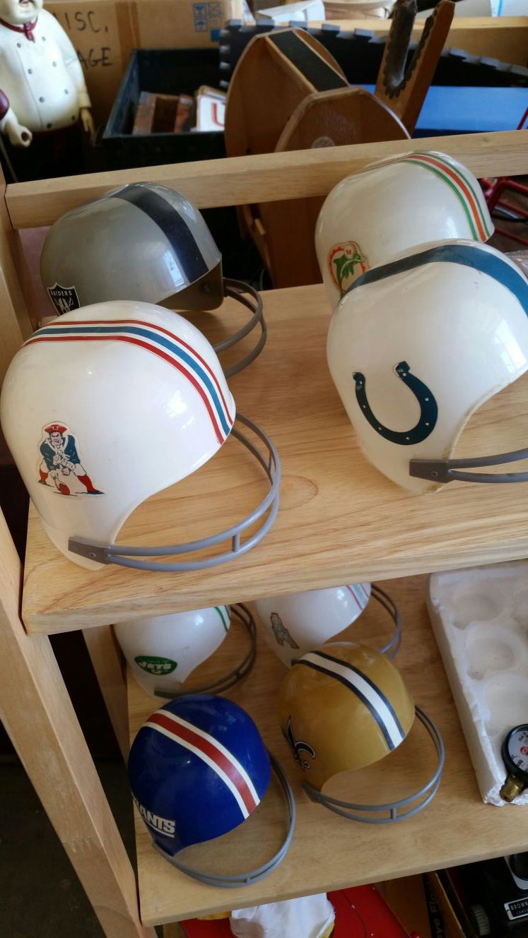 vintage nfl helmets