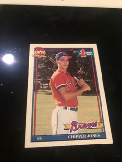 Chipper Jones rookie card rare