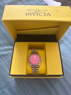 BNIB Invicta Stainless Steel Watch Hot Pink Dial