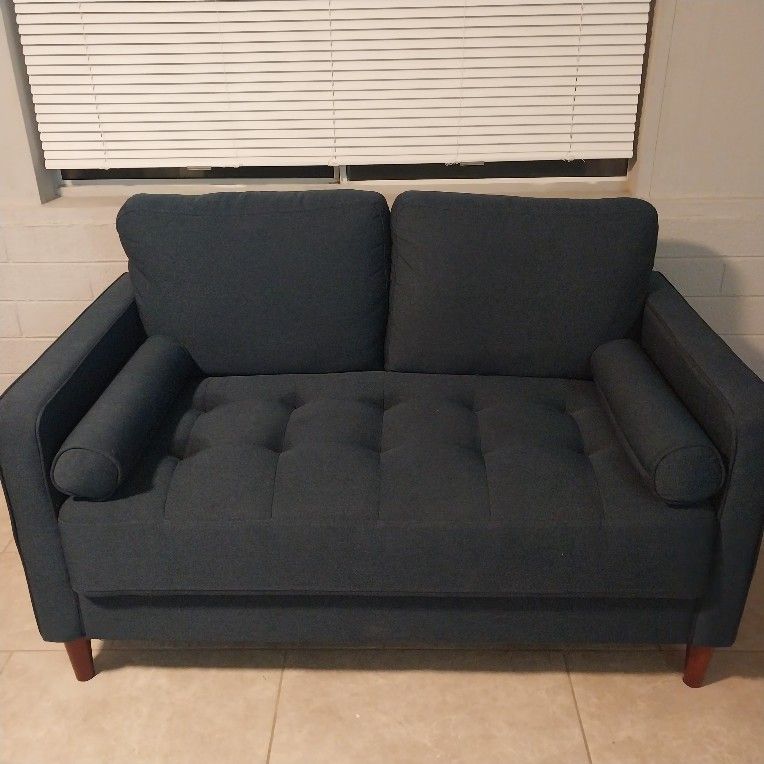 Lifestyle Solutions Navy Loveseat