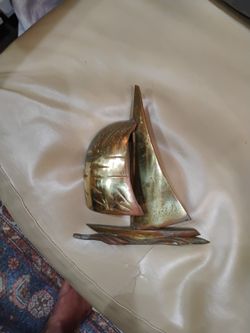 Giant Brass Door Knocker In Great Condition Just Needs A Little TLC