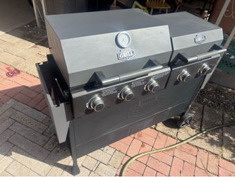Expert Grill 5-Burner Gas Griddle Combo Grill