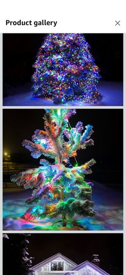 Indoor/outdoor Twinkle Music Christmas Lights Multicolored