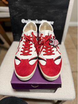 Onitsuka Tiger Mexico 66 Deluxe White Red mens 10 kabuki