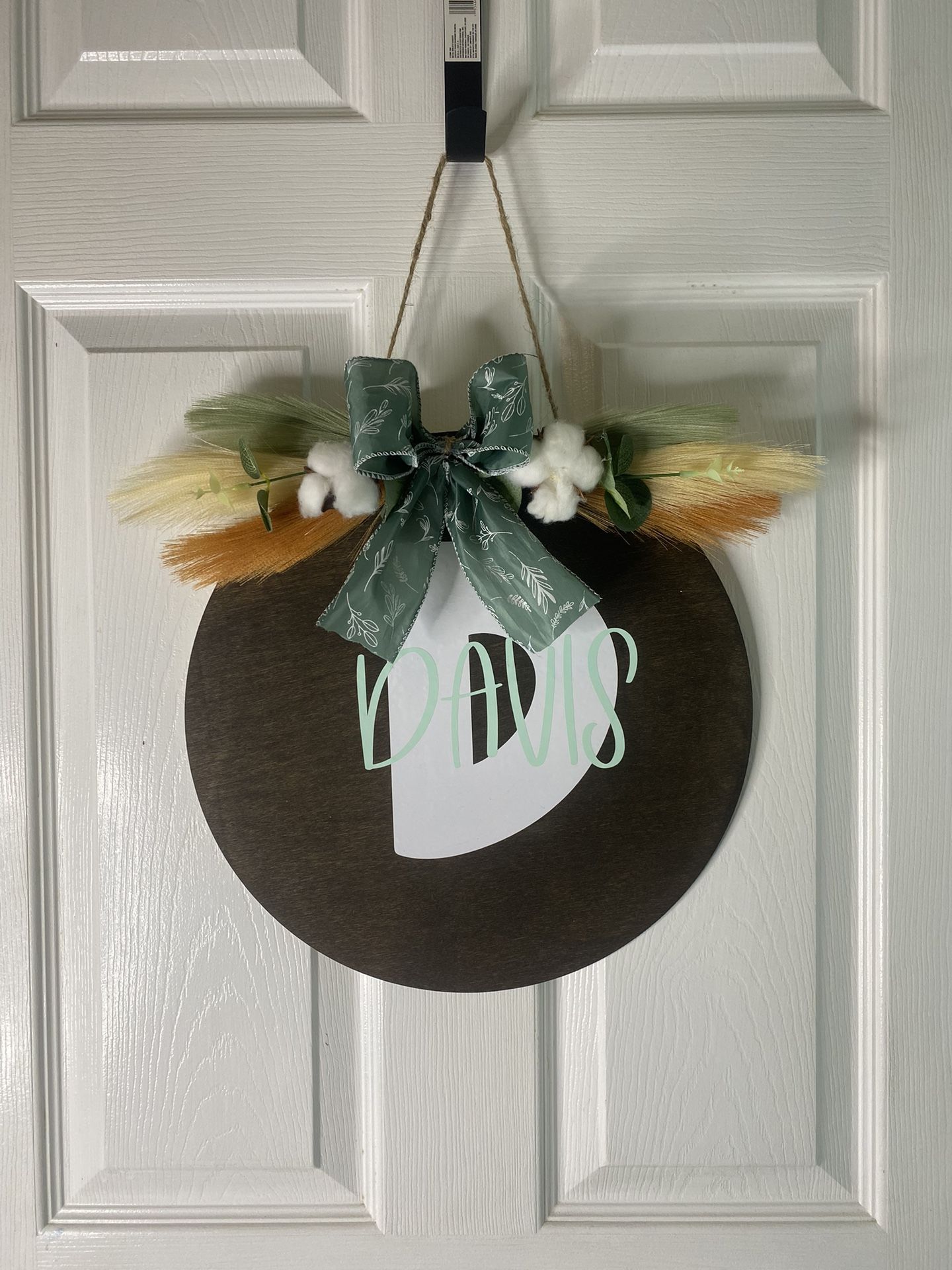 Custom Last Name & Initial Door Hanger