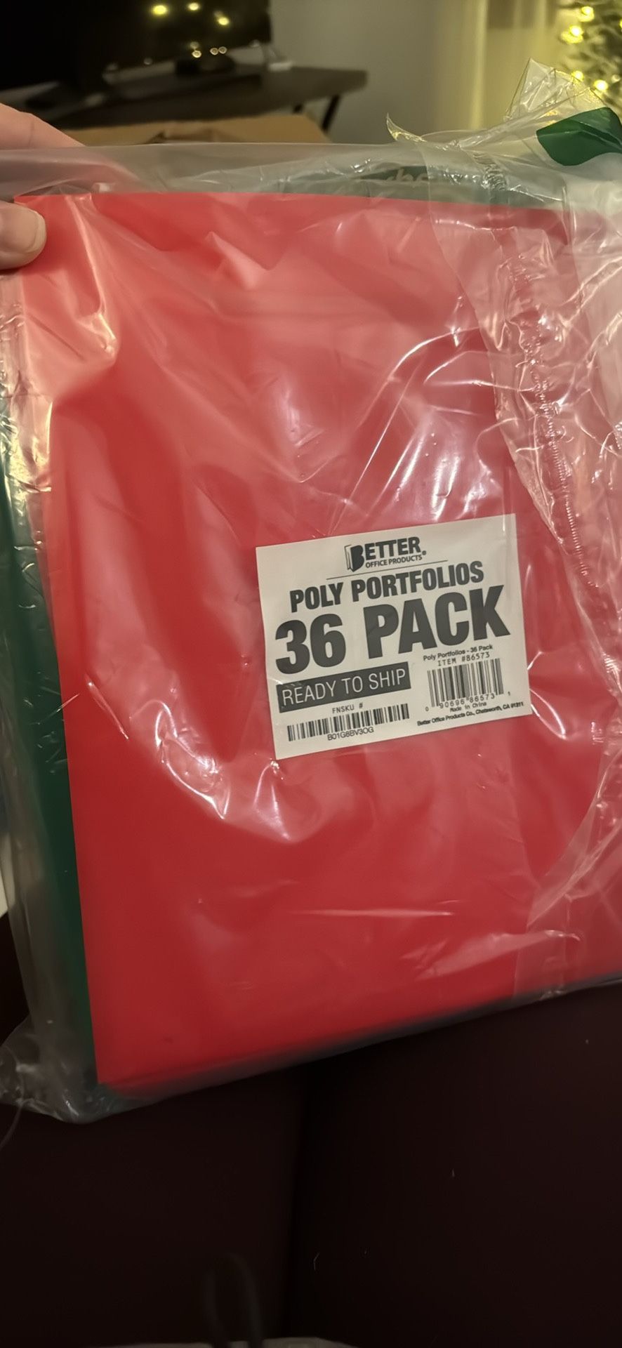 NEW Poly Portfolios 36 Pack Asst Colors