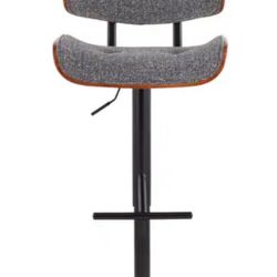 Two Swivel Adjustable Midcentury Modern  Stools