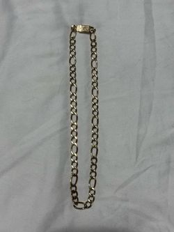 Figaro Chain 10k Solid Gold
