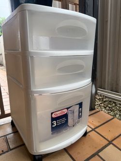 Sterilite 3-Drawer Rolling Storage Cart
