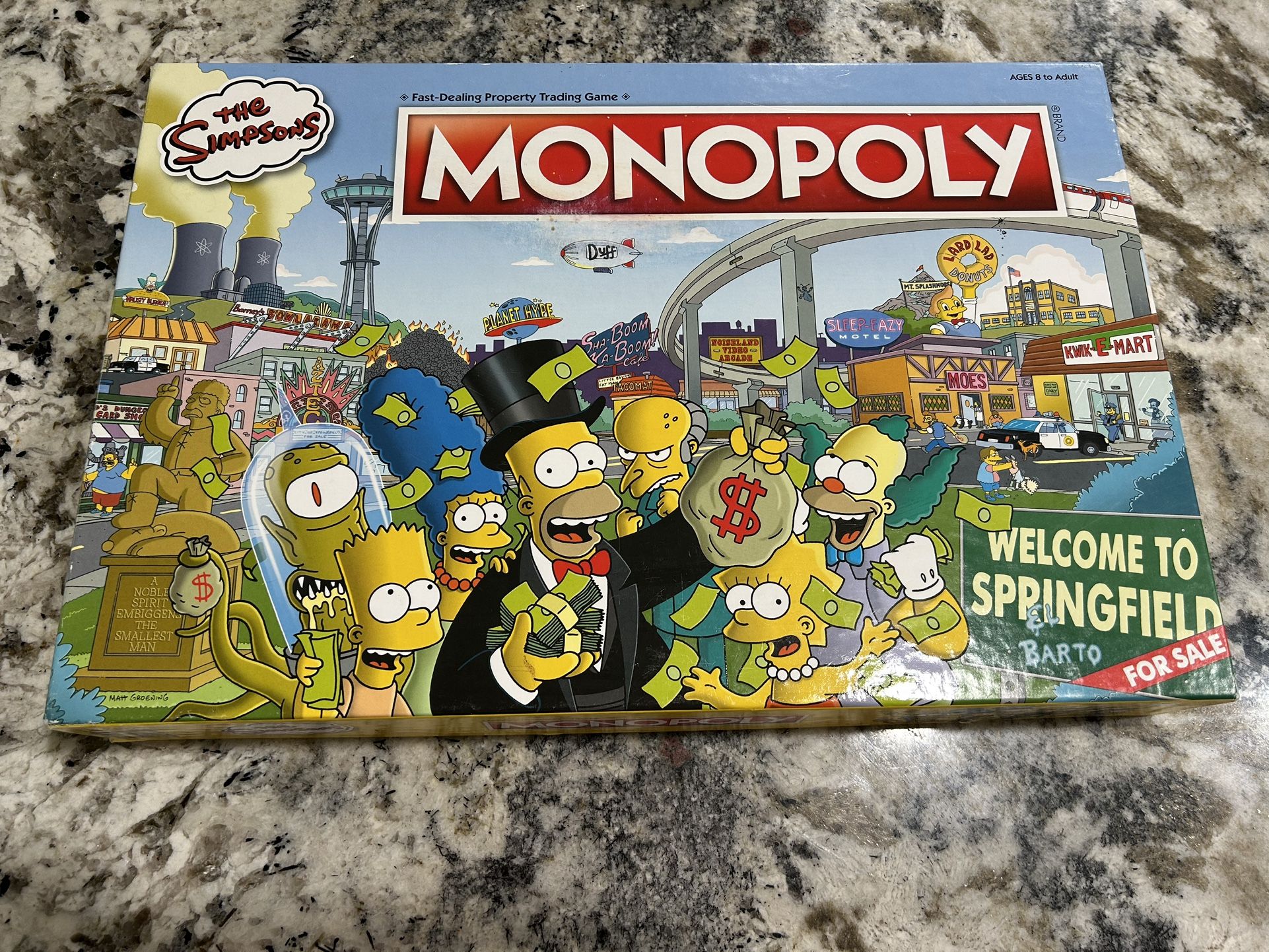 Simpson Monopoly ( Missing Two Symbols )