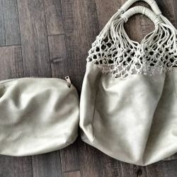 Jen & Co boho macrame & style bag
